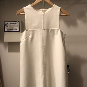 White maternity dress